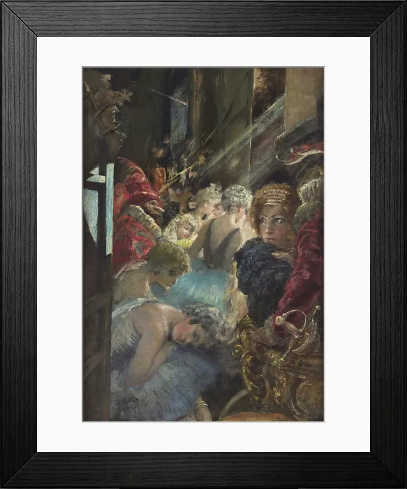 Framed Print : Backstage of Teatro alla Scala, 1934. Creator: Fortuny y Madrazo, Mariano (1871-1949) Framed Print : Backstage of Teatro alla Scala, 1934. Creator: Fortuny y Madrazo, Mariano (1871-1949)