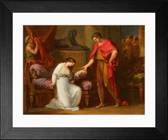 Framed Print : Cleopatra before Augustus, c1806. Creator: Kauffmann, Angelika (1741-1807) Framed Print : Cleopatra before Augustus, c1806. Creator: Kauffmann, Angelika (1741-1807)