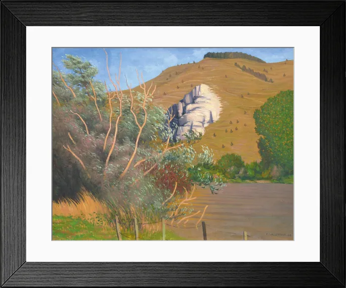 Framed Print : Bords de Seine a Tournedos, 1920. Creator: Vallotton, Felix Edouard (1865-1925) Framed Print : Bords de Seine a Tournedos, 1920. Creator: Vallotton, Felix Edouard (1865-1925)