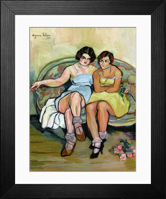 Framed Print : Les Deux Sœurs (The Two Sisters), 1928. Creator: Valadon, Suzanne (1865-1938) Framed Print : Les Deux Sœurs (The Two Sisters), 1928. Creator: Valadon, Suzanne (1865-1938)