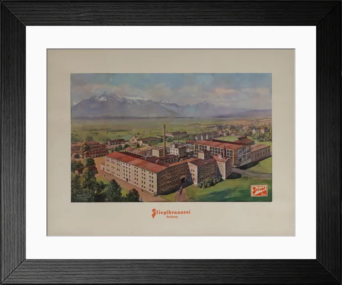 Framed Print : Stiegl Brewery, Salzburg, 1951. Creator: Weeser-Krell, Ferdinand (1883-1952) Framed Print : Stiegl Brewery, Salzburg, 1951. Creator: Weeser-Krell, Ferdinand (1883-1952)