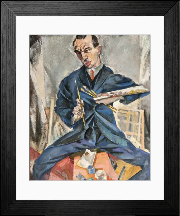 Framed Print : Self-portrait, c1933. Creator: Oppenheimer, Max (1885-1954) Framed Print : Self-portrait, c1933. Creator: Oppenheimer, Max (1885-1954)