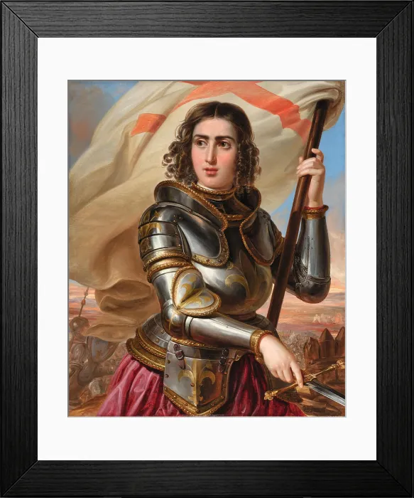 Framed Print : Portrait of Countess Julia Samoilova (1803-1875) as Jeanne d'Arc, 1845 Framed Print : Portrait of Countess Julia Samoilova (1803-1875) as Jeanne d'Arc, 1845