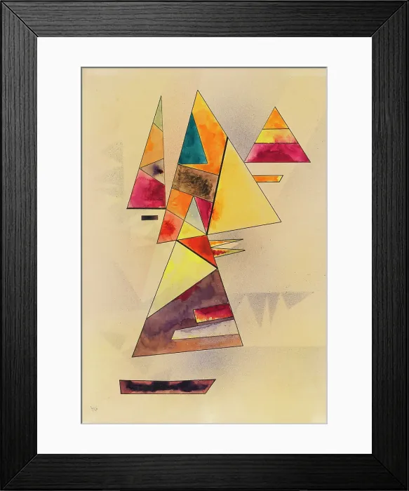 Framed Print : Peaceful, 1930. Creator: Kandinsky, Wassily Vasilyevich (1866-1944) Framed Print : Peaceful, 1930. Creator: Kandinsky, Wassily Vasilyevich (1866-1944)