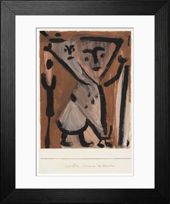 Framed Print : Duettino der Passanten, 1938. Creator: Klee, Paul (1879-1940) Framed Print : Duettino der Passanten, 1938. Creator: Klee, Paul (1879-1940)