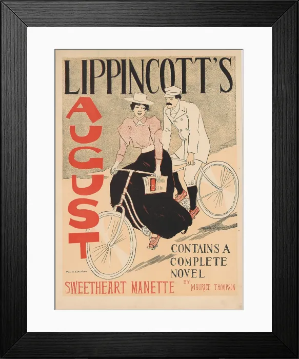 Framed Print : Lippincott's, 1894. Creator: Glackens, William James (1870-1938). Lippincott's, 1894. Creator: Glackens, William James (1870-1938) Framed Print : Lippincott's, 1894. Creator: Glackens, William James (1870-1938). Lippincott's, 1894. Creator: Glackens, William James (1870-1938)