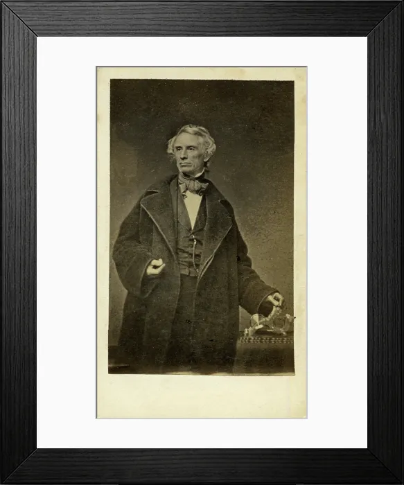 Framed Print : Portrait of Samuel Finley Breese Morse (1791-1872), c1855. Creator: Anonymous Framed Print : Portrait of Samuel Finley Breese Morse (1791-1872), c1855. Creator: Anonymous