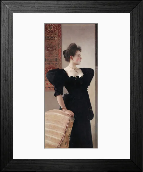 Framed Print : Portrait of a Lady, c1894. Creator: Klimt, Gustav (1862-1918) Framed Print : Portrait of a Lady, c1894. Creator: Klimt, Gustav (1862-1918)