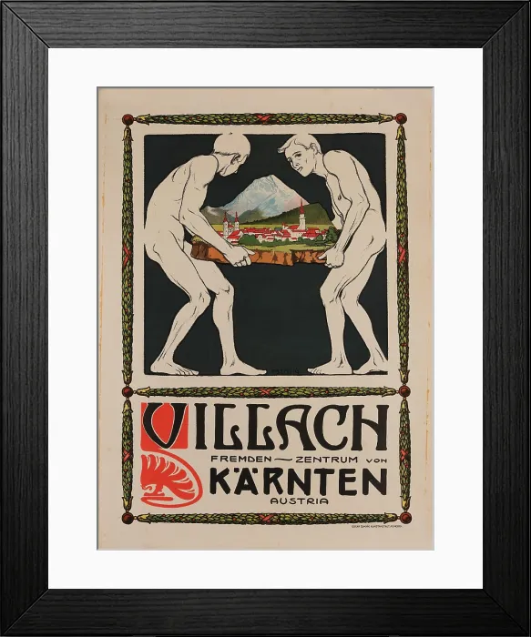 Framed Print : Villach - Karnten, c1900-1910. Creator: Sencig, Pietro Antonio (1875-1952) Framed Print : Villach - Karnten, c1900-1910. Creator: Sencig, Pietro Antonio (1875-1952)