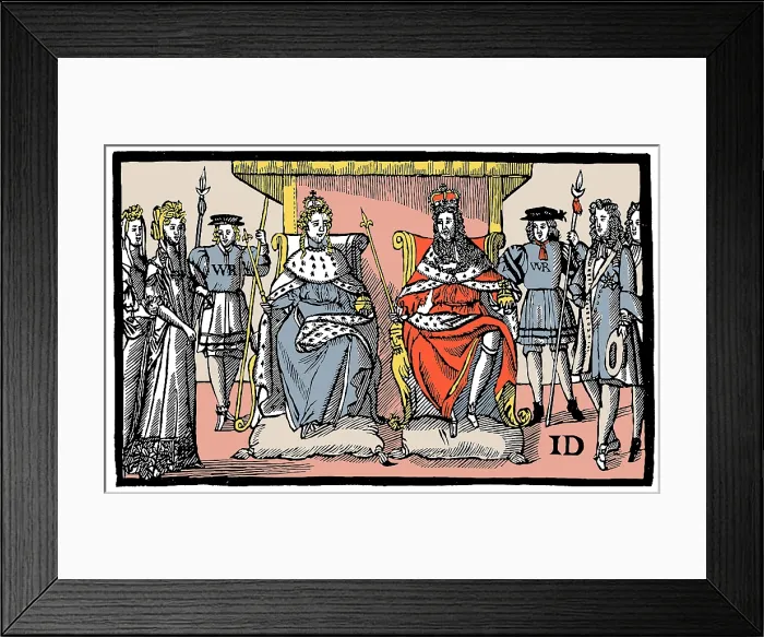 Framed Print : The Protestants Joy: or, An Excellent New Song on the Glorious. Coronation of King William... 1869. Creator: Anonymous Framed Print : The Protestants Joy: or, An Excellent New Song on the Glorious. Coronation of King William... 1869. Creator: Anonymous