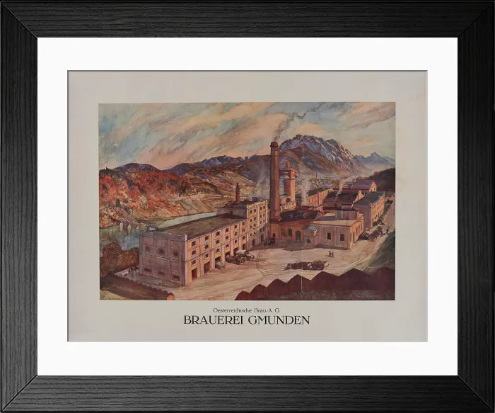 Framed Print : The Gmunden Brewery, c1930. Creator: Chlingensperg, Adelheid von (1887-1944) Framed Print : The Gmunden Brewery, c1930. Creator: Chlingensperg, Adelheid von (1887-1944)