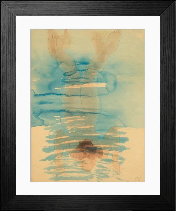 Framed Print : Femme nageant, c1899. Creator: Rodin, Auguste (1840-1917) Framed Print : Femme nageant, c1899. Creator: Rodin, Auguste (1840-1917)