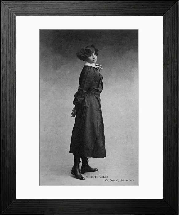 Framed Print : Portrait of Colette (1873-1954), 1908. Creator: Gerschel, Charles (1871-1948) Framed Print : Portrait of Colette (1873-1954), 1908. Creator: Gerschel, Charles (1871-1948)