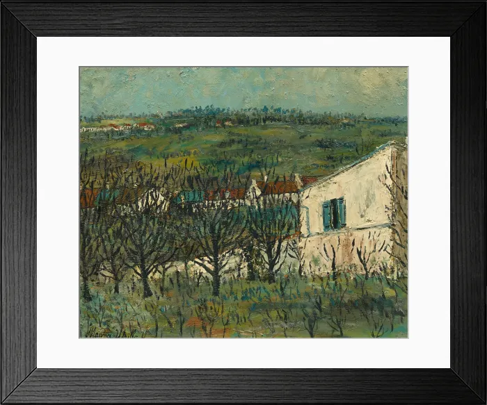 Framed Print : Paysage a Montmagny (Val-d'Oise), c1907-1908. Creator: Utrillo, Maurice (1883-1955). Paysage a Montmagny (Val-d'Oise), c1907-1908 Framed Print : Paysage a Montmagny (Val-d'Oise), c1907-1908. Creator: Utrillo, Maurice (1883-1955). Paysage a Montmagny (Val-d'Oise), c1907-1908