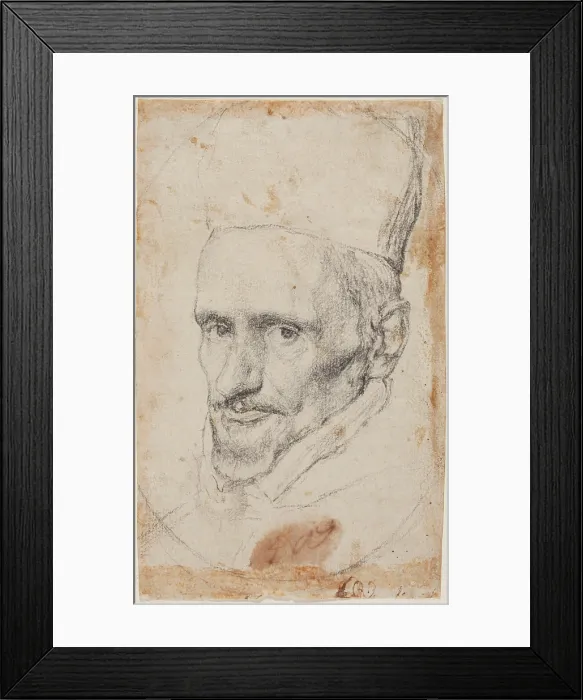 Framed Print : Portrait of Cardinal Gaspar de Borja y Velasco, 1643-1645. Creator: Velazquez, Diego (1599-1660) Framed Print : Portrait of Cardinal Gaspar de Borja y Velasco, 1643-1645. Creator: Velazquez, Diego (1599-1660)