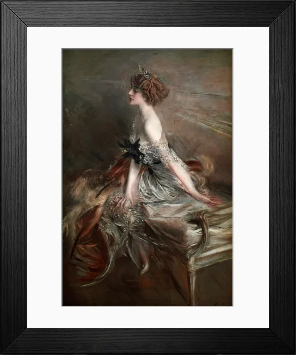 Framed Print : Portrait of Princess Marthe Bibesco (1886-1973), 1911. Creator: Boldini, Giovanni (1842-1931) Framed Print : Portrait of Princess Marthe Bibesco (1886-1973), 1911. Creator: Boldini, Giovanni (1842-1931)