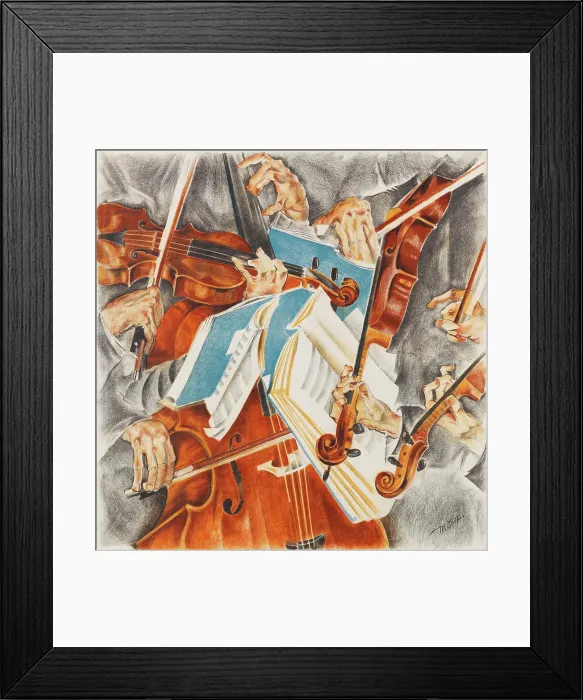Framed Print : Rose Quartet (Klingler Quartet), 1920. Creator: Oppenheimer, Max (1885-1954) Framed Print : Rose Quartet (Klingler Quartet), 1920. Creator: Oppenheimer, Max (1885-1954)