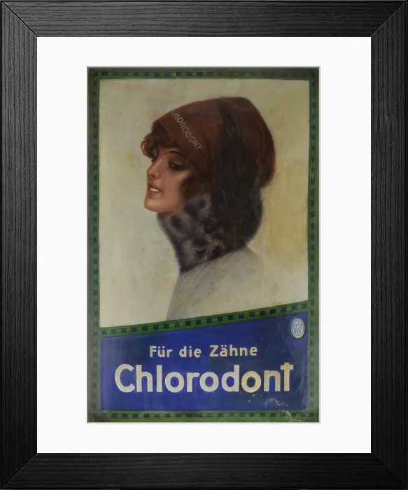 Framed Print : For the teeth - Chlorodont, 1910s. Creator: Anonymous Framed Print : For the teeth - Chlorodont, 1910s. Creator: Anonymous