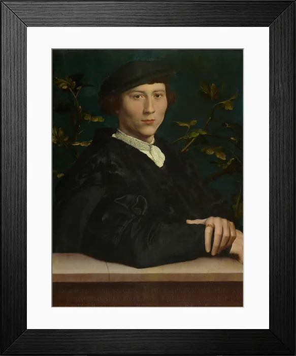 Framed Print : Portrait of Derich Born, 1533. Creator: Holbein, Hans, the Younger (1497-1543) Framed Print : Portrait of Derich Born, 1533. Creator: Holbein, Hans, the Younger (1497-1543)