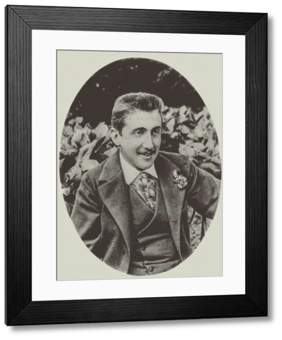 Framed Print : Marcel Proust, 1893. Creator: Anonymous Framed Print : Marcel Proust, 1893. Creator: Anonymous