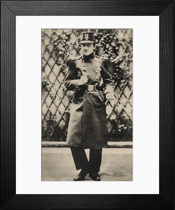 Framed Print : Marcel Proust, the 76th Infantry Regiment in Orleans, 1889. Creator: Anonymous Framed Print : Marcel Proust, the 76th Infantry Regiment in Orleans, 1889. Creator: Anonymous