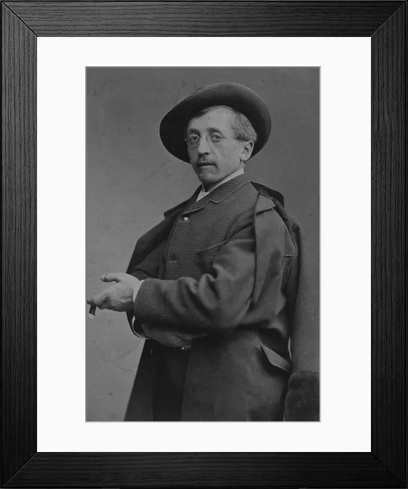 Framed Print : Portrait of Anton Azbe (1862-1905), c1900. Creator: Photo studio Franz Werner, Munich Framed Print : Portrait of Anton Azbe (1862-1905), c1900. Creator: Photo studio Franz Werner, Munich