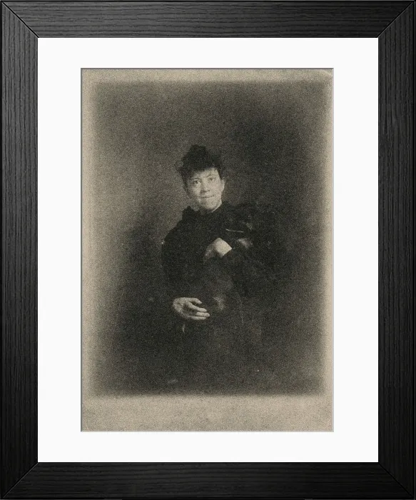 Framed Print : Portrait of Marianne von Werefkin, c1900. Creator: Anonymous Framed Print : Portrait of Marianne von Werefkin, c1900. Creator: Anonymous