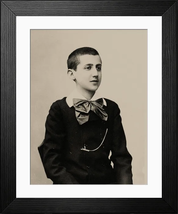 Framed Print : Marcel Proust, 1887. Creator: Nadar, Paul (1856-1939) Framed Print : Marcel Proust, 1887. Creator: Nadar, Paul (1856-1939)
