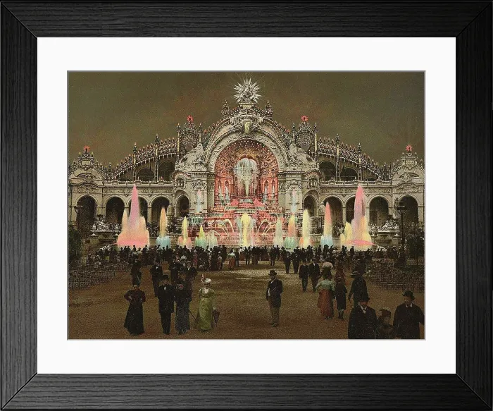 Framed Print : Exposition de Paris de 1900 - Palais de l'Electricite et Chateau d'eau, 1900 Framed Print : Exposition de Paris de 1900 - Palais de l'Electricite et Chateau d'eau, 1900
