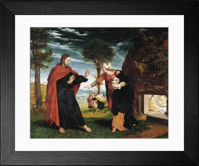 Framed Print : Noli me Tangere, 1526-1528. Creator: Holbein, Hans, the Younger (1497-1543) Framed Print : Noli me Tangere, 1526-1528. Creator: Holbein, Hans, the Younger (1497-1543)