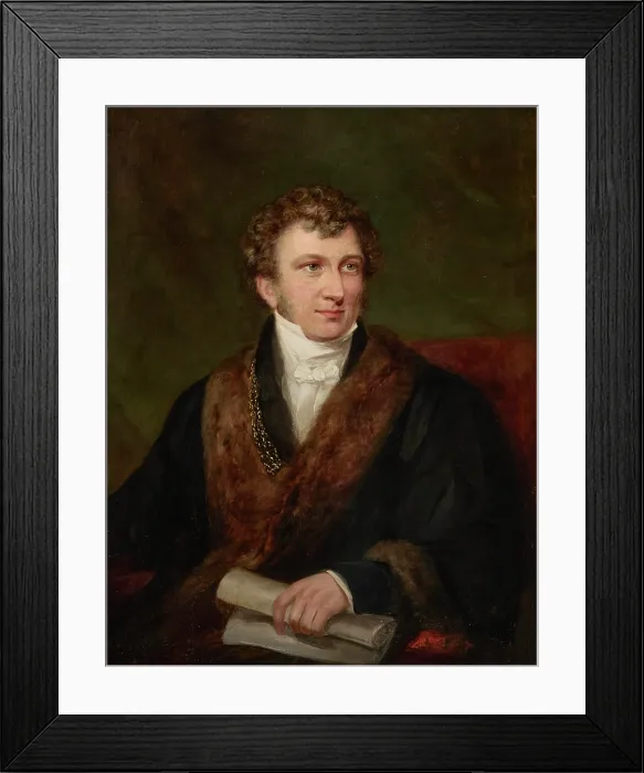 Framed Print : Portrait of Sir William Heygate, 1st Baronet (1782-1844). Creator: Watson, William Smellie (1796-1874) Framed Print : Portrait of Sir William Heygate, 1st Baronet (1782-1844). Creator: Watson, William Smellie (1796-1874)
