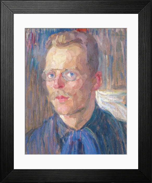 Framed Print : Self-portrait, 1907. Creator: Bogomazov, Alexander Konstantinovich (1880-1930) Framed Print : Self-portrait, 1907. Creator: Bogomazov, Alexander Konstantinovich (1880-1930)
