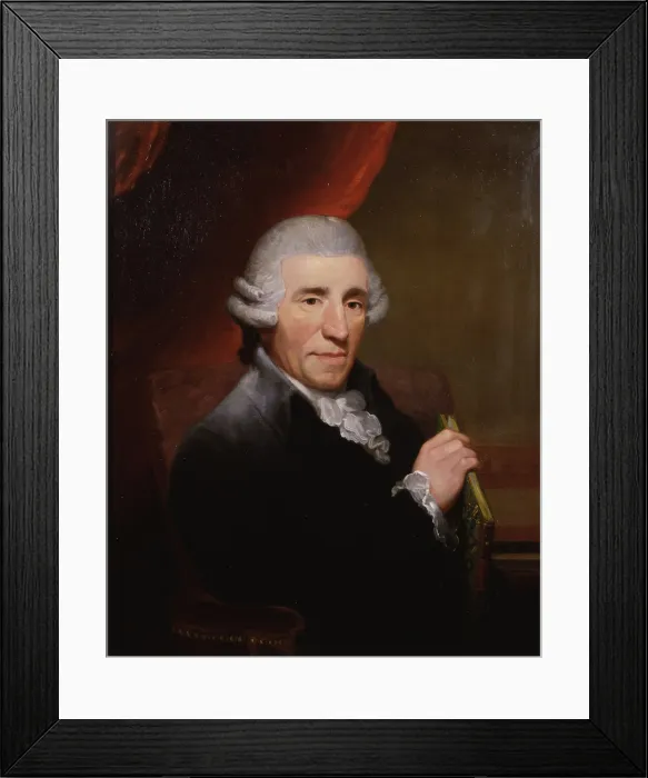 Framed Print : Portrait of the composer Joseph Haydn (1732-1809), 1791. Creator: Hardy, Thomas (1757-1804) Framed Print : Portrait of the composer Joseph Haydn (1732-1809), 1791. Creator: Hardy, Thomas (1757-1804)