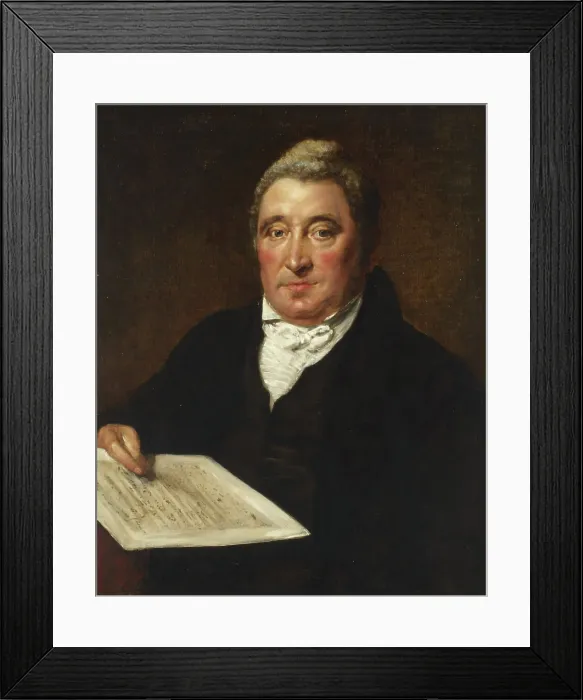 Framed Print : Portrait of the composer Gioachino Antonio Rossini (1792-1868). Creator: Anonymous Framed Print : Portrait of the composer Gioachino Antonio Rossini (1792-1868). Creator: Anonymous
