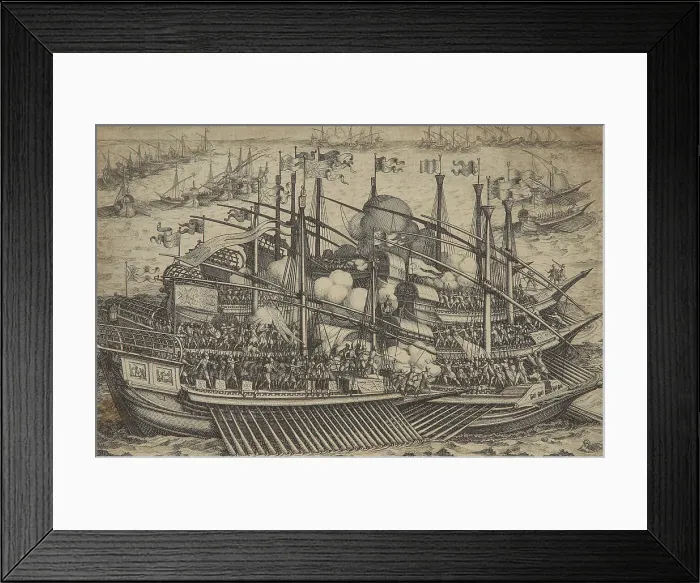 Framed Print : First Naval Battle, from the 'Life of Ferdinand I de Medici', c1615-1620 Framed Print : First Naval Battle, from the 'Life of Ferdinand I de Medici', c1615-1620