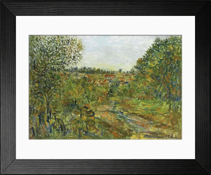 Framed Print : Paysage a Montmagny, c1906. Creator: Utrillo, Maurice (1883-1955) Framed Print : Paysage a Montmagny, c1906. Creator: Utrillo, Maurice (1883-1955)