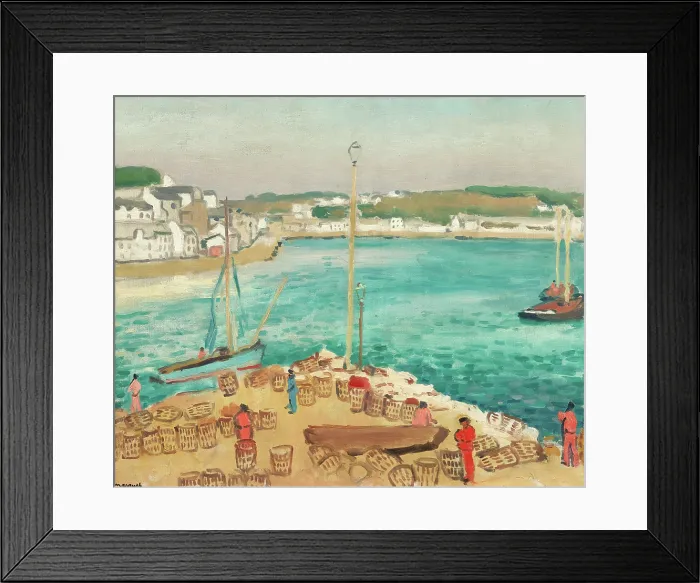 Framed Print : Quai d'Audierne, 1928. Creator: Marquet, Pierre-Albert (1875-1947). Quai d'Audierne, 1928. Creator: Marquet, Pierre-Albert (1875-1947) Framed Print : Quai d'Audierne, 1928. Creator: Marquet, Pierre-Albert (1875-1947). Quai d'Audierne, 1928. Creator: Marquet, Pierre-Albert (1875-1947)