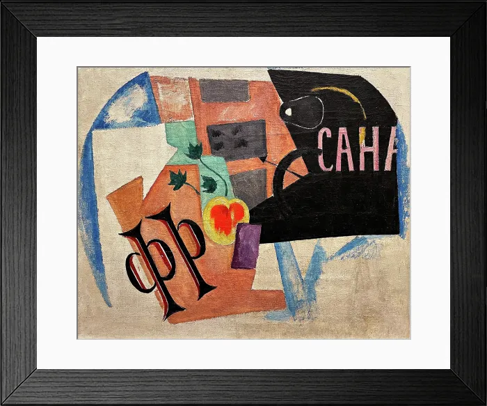 Framed Print : Cubist composition with fruit, 1914-1915. Creator: Rozanova, Olga Vladimirovna (1886-1918) Framed Print : Cubist composition with fruit, 1914-1915. Creator: Rozanova, Olga Vladimirovna (1886-1918)