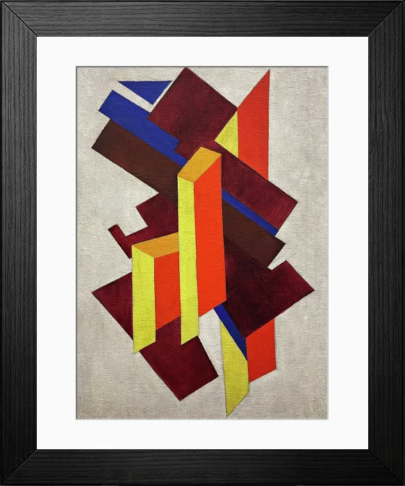 Framed Print : Suprematism, 1916-1917. Creator: Rozanova, Olga Vladimirovna (1886-1918) Framed Print : Suprematism, 1916-1917. Creator: Rozanova, Olga Vladimirovna (1886-1918)