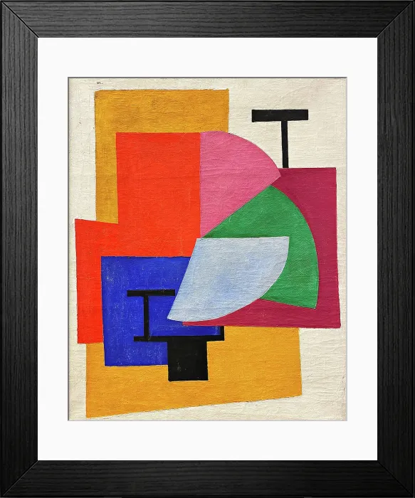 Framed Print : Non-Objective Composition. Suprematism, 1916. Creator: Rozanova, Olga Vladimirovna (1886-1918) Framed Print : Non-Objective Composition. Suprematism, 1916. Creator: Rozanova, Olga Vladimirovna (1886-1918)