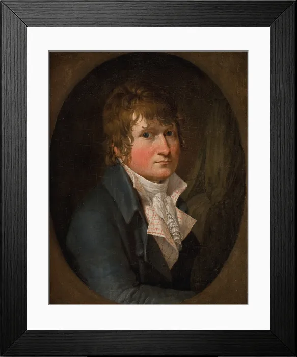 Framed Print : Self-portrait, 1811. Creator: Eckersberg, Christoffer-Wilhelm (1783-1853) Framed Print : Self-portrait, 1811. Creator: Eckersberg, Christoffer-Wilhelm (1783-1853)