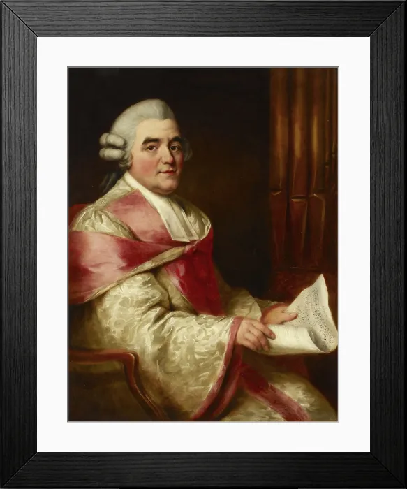 Framed Print : Portrait of the composer Samuel Arnold (1740-1802), c1780. Creator: Russell, John (1745-1806) Framed Print : Portrait of the composer Samuel Arnold (1740-1802), c1780. Creator: Russell, John (1745-1806)