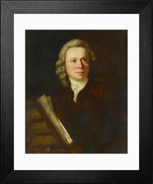 Framed Print : Portrait of the Composer Johann Christoph Pepusch (1667-1752), Mid of the 18th century. Creator: Reynolds, Sir Joshua (1732-1792) Framed Print : Portrait of the Composer Johann Christoph Pepusch (1667-1752), Mid of the 18th century. Creator: Reynolds, Sir Joshua (1732-1792)