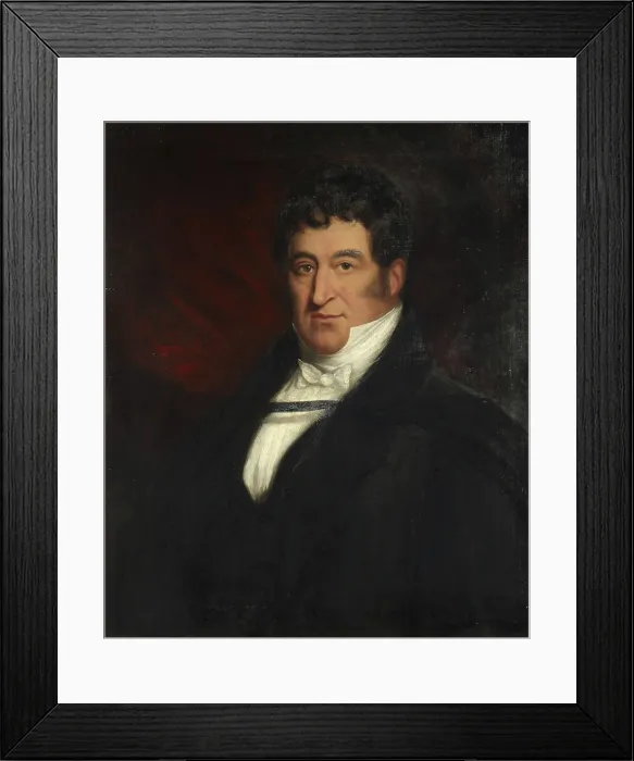 Framed Print : Portrait of the composer Gioachino Antonio Rossini (1792-1868), Mid of the 19th century. Creator: Anonymous Framed Print : Portrait of the composer Gioachino Antonio Rossini (1792-1868), Mid of the 19th century. Creator: Anonymous
