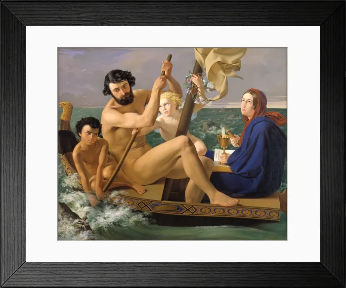 Framed Print : Maturity. From the series The Four Ages of Man, 1840-1845. Creator: Blunck, Ditlev (Detlef) (1798-1854) Framed Print : Maturity. From the series The Four Ages of Man, 1840-1845. Creator: Blunck, Ditlev (Detlef) (1798-1854)