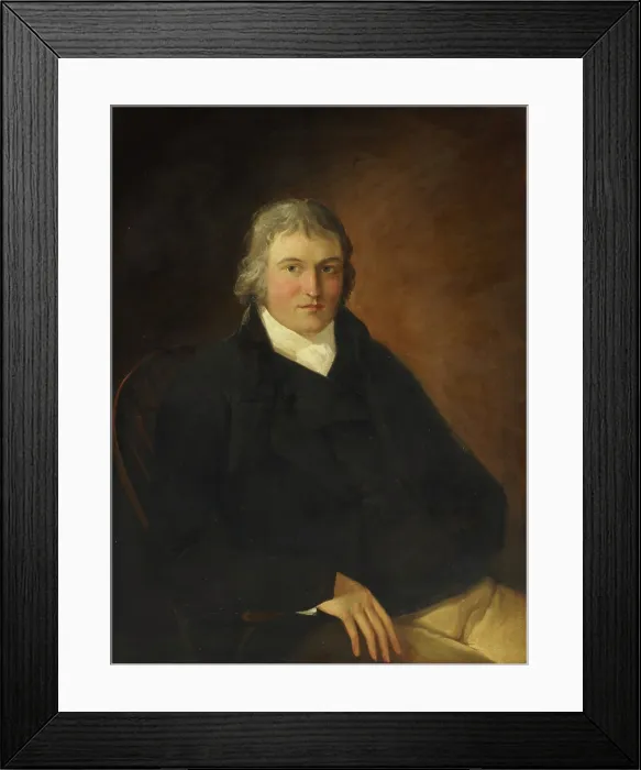Framed Print : Portrait of the pianist and composer Johann Ladislaus Dussek (1760-1812). Creator: Anonymous Framed Print : Portrait of the pianist and composer Johann Ladislaus Dussek (1760-1812). Creator: Anonymous