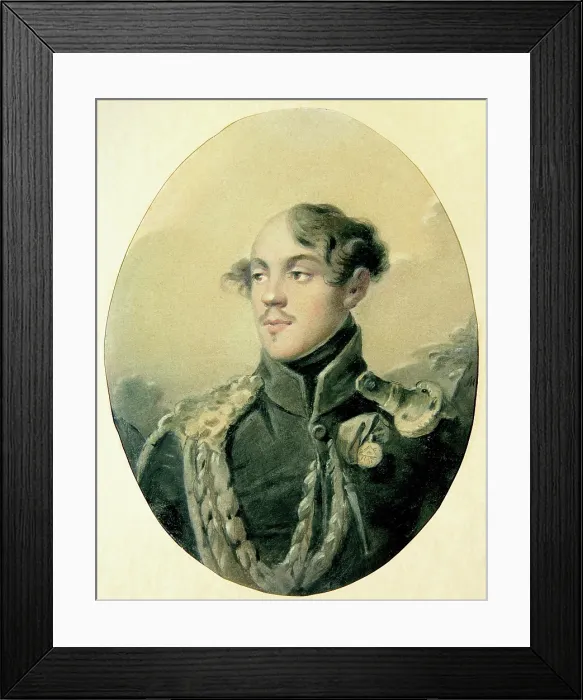 Framed Print : Portrait of Count Nikolai Ilyich Tolstoy (1794-1837). Creator: Molinari, Alexander (1772-1831) Framed Print : Portrait of Count Nikolai Ilyich Tolstoy (1794-1837). Creator: Molinari, Alexander (1772-1831)
