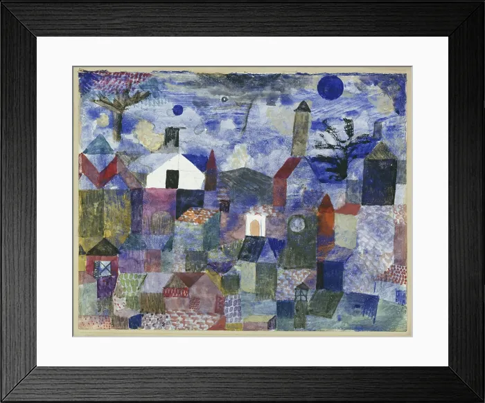 Framed Print : Landscape in Blue, 1917. Creator: Klee, Paul (1879-1940) Framed Print : Landscape in Blue, 1917. Creator: Klee, Paul (1879-1940)
