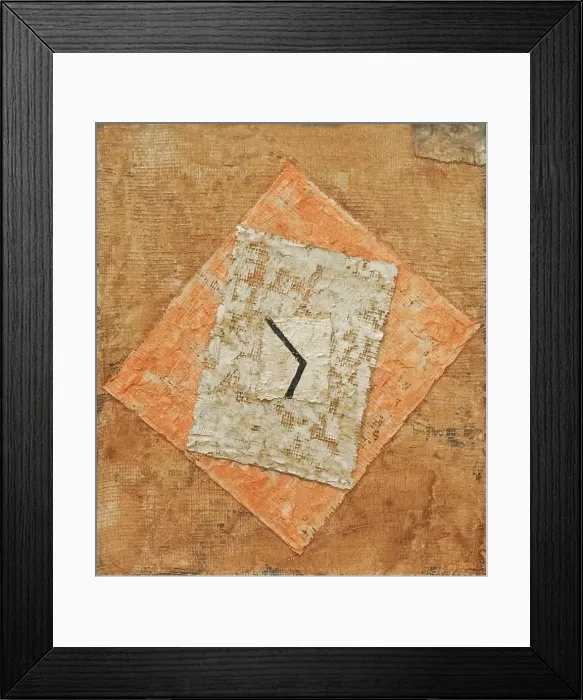Framed Print : Time, 1933. Creator: Klee, Paul (1879-1940)