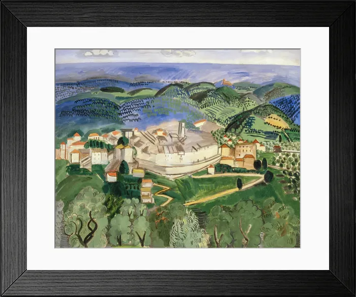 Framed Print : Landscape near Vence in Provence, 1920-1921. Creator: Dufy, Raoul (1877-1953) Framed Print : Landscape near Vence in Provence, 1920-1921. Creator: Dufy, Raoul (1877-1953)